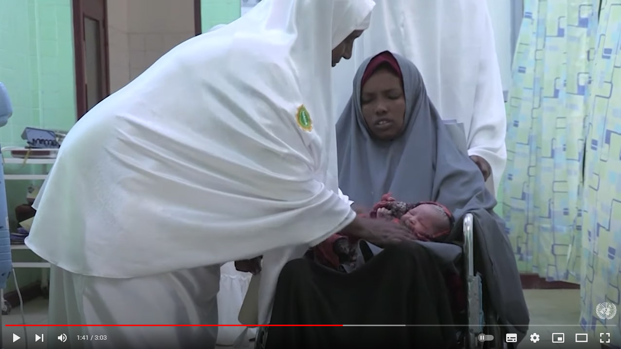 Captura de pantalla del vídeo “Ninguna hija mía será circuncidada” de Naciones Unidas